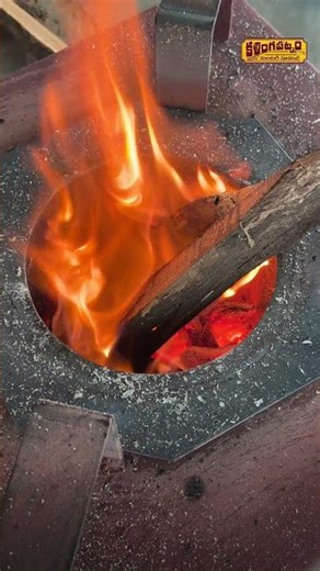 Wooden Fire Machine Upgrade! 🪵 కళింగపట్నం Military Hotel సిద్ధం! High-Tech Wooden Fire Stoves 😱