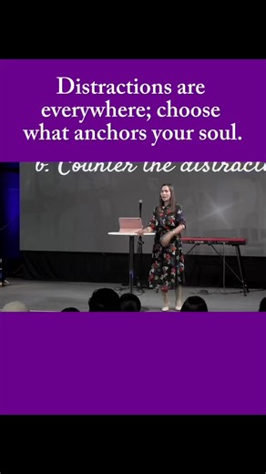 Distractions are everywhere; choose what anchors your soul. | New Life Christian Fellowship