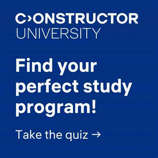 🌐 Study Abroad, Your Way 🇩🇪 Not sure what to study in Germany? Take our free quiz and discover your best-fit programs at Constructor University – one of Europe’s top private universities 🏫✨ 🎓 Take the Quiz | Constructor University