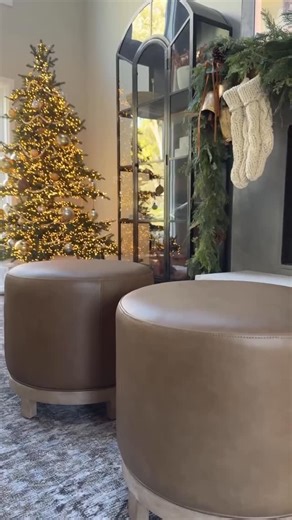 Pottery Barn on Instagram: "Today’s Gift of the Day is one you don’t want to miss. Our Jake Swivel Stools are as versatile as they are stylish. Try them paired in a living room for entertaining or as a standalone piece that doubles as a footstool. Tap our link in bio to shop yours! 📸: @laurenashleyhansen #mypotterybarn"