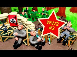 World War 2 in clay. Soviet Union vs NAZI. #2