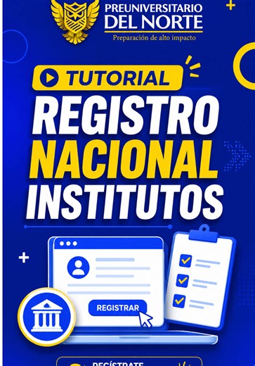 Inscripción Institutos 2026: Cómo hacer el Registro Nacional paso a paso