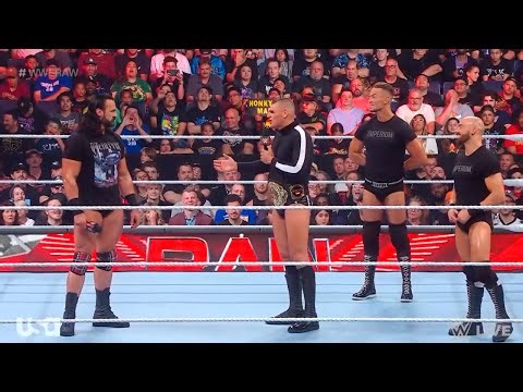 Drew McIntrye conftons IMPERIUM - WWE RAW 7/24/2023