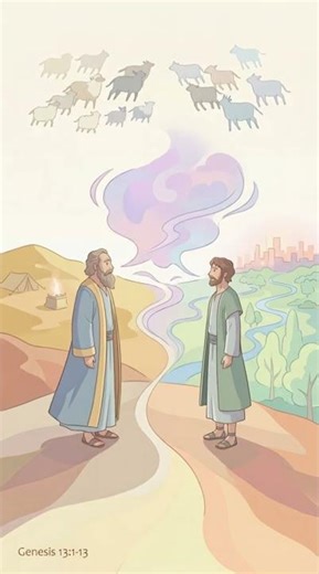 Genesis 13:1-13 Illustration || 창세기 13:1-13 일러스트
