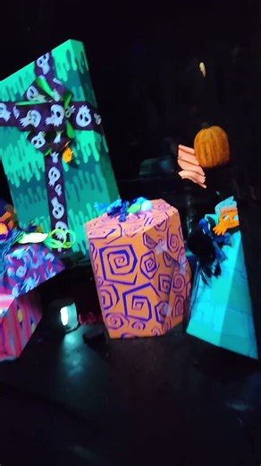 Almost hidden mini heartbeat bride in toy attic room Haunted Mansion Holiday Disneyland (10/19/2025)