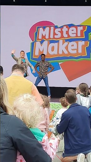 CBeebies House Party Live ‪@officialaltontowers‬ #mistermaker #cbeebies