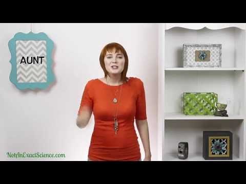 Aunt in Baby Sign Language, ASL