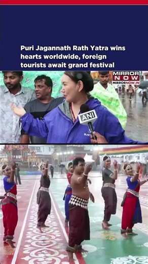 Puri Jagannath Rath Yatra Wins Hearts Worldwide, Foreign Tourists Await Grand Festival #shorts
