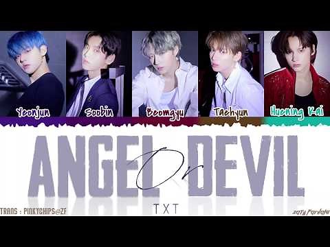 TXT - 'ANGEL OR DEVIL' Lyrics [Color Coded_Han_Rom_Eng
