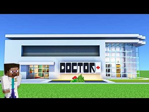 How To Build a Doctors Office In Minecraft | Including Interior