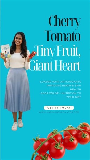 Grow & Eat Cherry Tomatoes for Better Health 🍅✨ #maximumcultivator