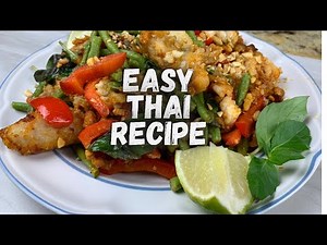 How to Make Easy Thai Fried Fish with Red Curry Sauce