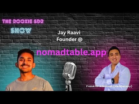 Jay Raav Solo Traveler and Founder of Nomadtable.app