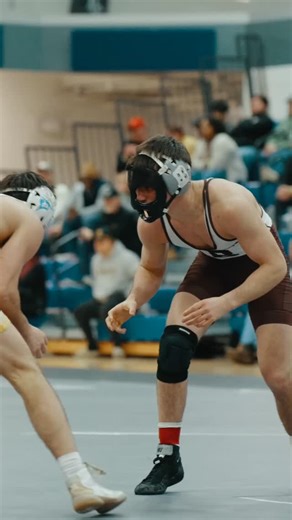Slick takedown from @austin.mcburney , who had an awesome 2-0 performance last night against LIU and Nebraska #EverTrue #Builtdifferent | Brown Wrestling