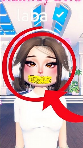 NEW TAPED MOUTH HACK in DRESS TO IMPRESS! #roblox #dresstoimpress #dti