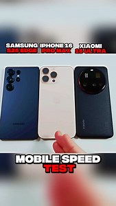 1.9K reactions · 18 shares | Samsung Galaxy S25 Edge VS iPhone 16 pro max VS Xiaomi 15 Ultra Speed Test Comparison | Sam Khan | Facebook