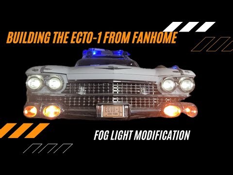 Ghostbusters Ecto 1 Scale Bumper Strobe Light Modification