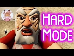 ANGRY GRANDPA! (SCARY OBBY) HARD MODE Roblox Gameplay Walkthrough No Death Escape Obby [4K]