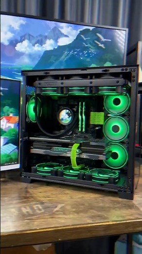 ttraktives grünes Gaming-PC-Setup 2025 | Kompletter Build Guide #derdexcore