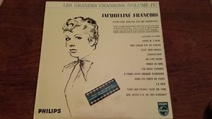Jacqueline François With Paul Durand And His Orchestra - Les Grandes Chansons (Volume IV)