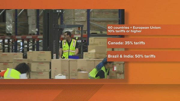 New U.S. Tariffs Hit 60+ Countries with 10% or Higher Rates