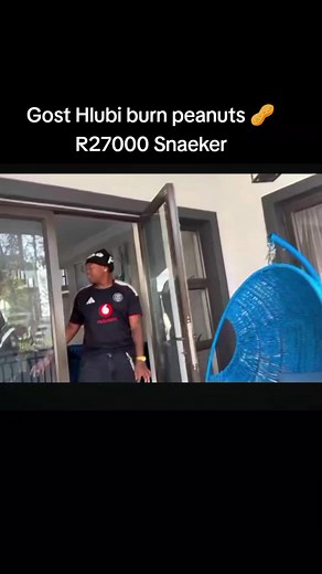 Gost Hlubi burns R27,000 sneakers after disrespect
