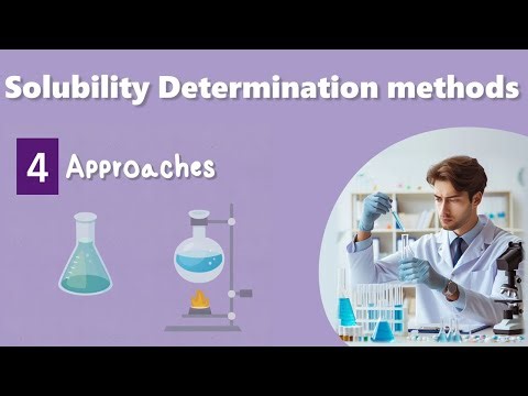Solubility Determination Methods Overview | Pharmacy Education | Solubility of solute