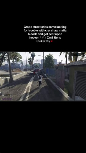Crenshaw bloods vs grape street crips #strikecityrp #crenshawmafiablood #Grapestreetcrips #fivem