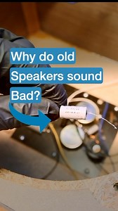 Why it’s useful to replace old capacitors in speakers #vintageaudio #stereorepair #speakerrepair #technician | Shuksan Audio