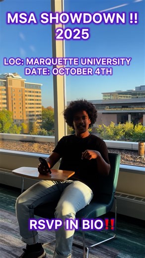 Muslim Student Association - UW Madison on Instagram: "🗣️WISCONSIN MSA SHOWDOWN HAPPENING OCT 4th ‼️🗣️ Happening at Marquette University, with MSA’s from across the state along w @qarinomanh Rides from Madison leaving Saturday morning, limited spots so make sure to sign up ASAP 👇"