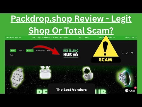 Packdrop.shop Review - Legit Shop Or Total Scam?