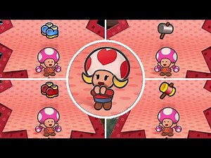 Paper Toadette: The Thousand-Year Door (Switch) - All Power Ups for Toadette