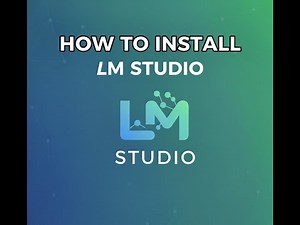 How to install LM Studio to run local LLM