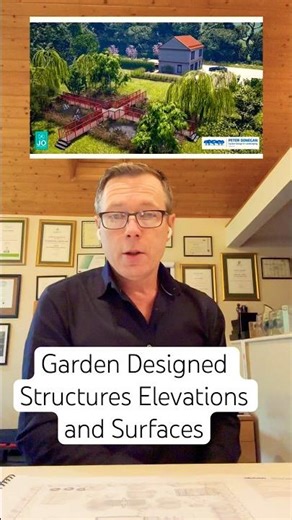 Garden Designed Structures, elevations and surfaces