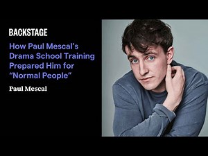 How Paul Mescal’s Drama School Training Prepared Him for “Normal People”