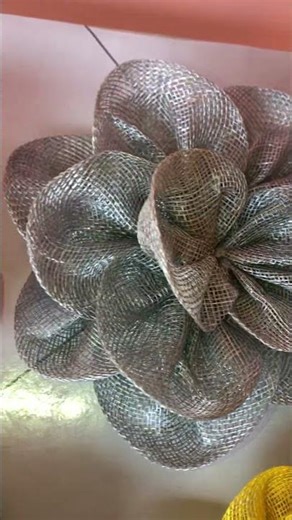 Hand crafted synamay flowers