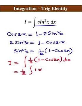 Integration – Trigonometric Identity || Math #shorts #maths #calculus #integration #trigonometry