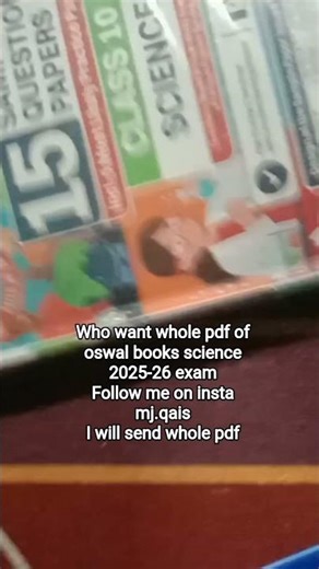 class 10 oswal science book pdf