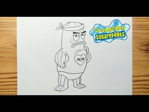 HOW TO DRAW REG ON SPONGEBOB SQUAREPANTS