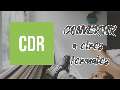 Como convertir archivos CDR a PDF, PNG, JPG u otro formato.