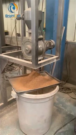 Rapeseed Cake powder mill grinding test by Air Classifying Mill