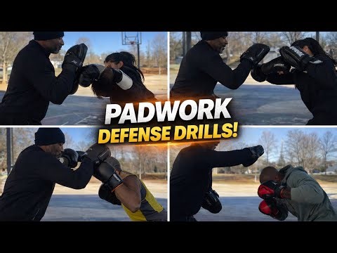 Padwork Defense Drills | Block • Pull • Duck • Counter