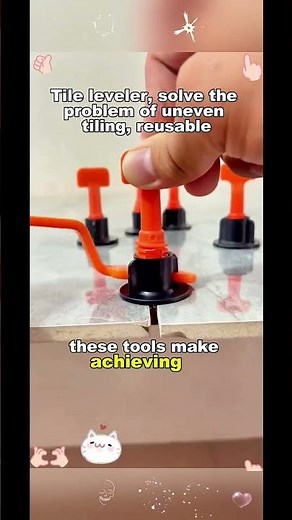 Portable Tile Leveling System Wedges & Alignment Spacers for Flooring Projects