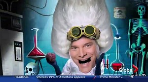 WATCH: Scott Fee, Amber Schinkel, Jordan Witzel, Leslie Horton and Doug Vaessen do the Monster Mash. #JibJab #Halloween | Global Calgary