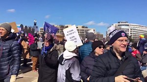 Protesters rally against Trump and Musk in Washington DC, USA