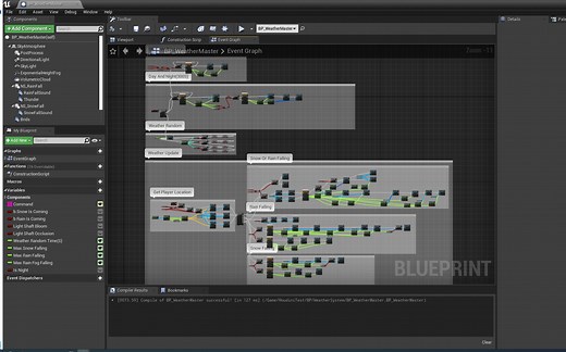 UE4动态天气系统制作思路分享