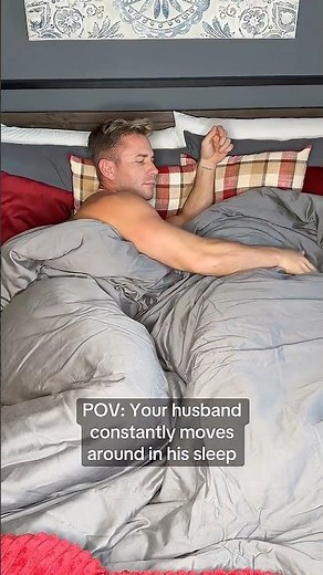 When Your Husband Moves Around All Night in His Sleep 😂🛏️
