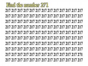 Spot Odd number 271 #spot #iqtest #gk #focus #general