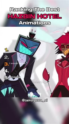 Ranking The Best HAZBIN HOTEL Animations