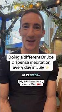 Free Dr Joe Dispenza meditation ideal for the people new to his work ✨